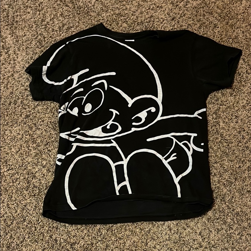 Supreme Black and White Kids Graphic Tee